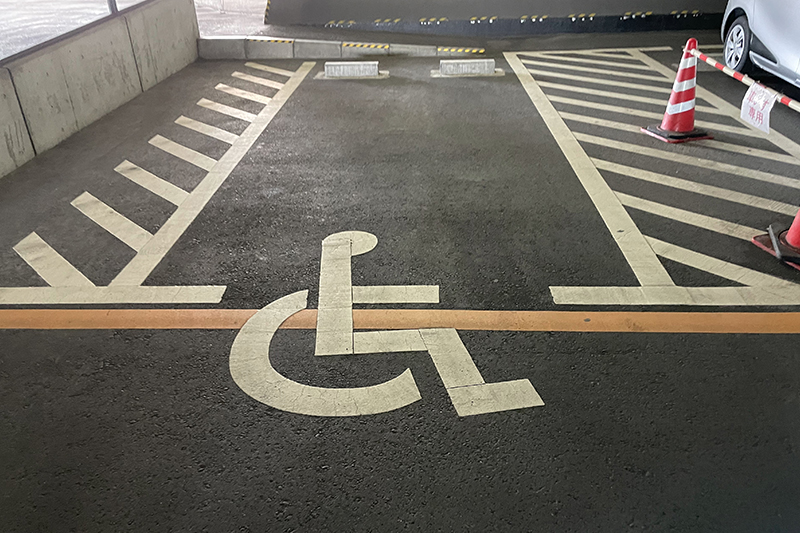 車いす用駐車エリア
